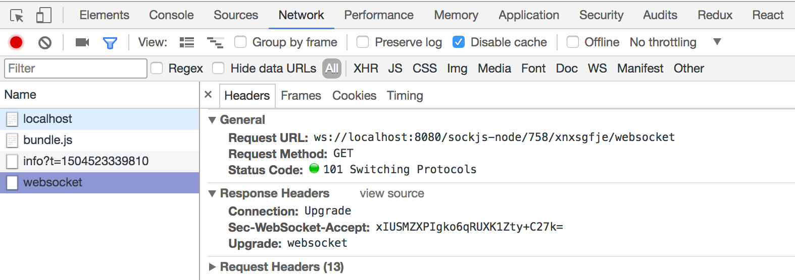 图4.5.1 代理客户端发起 WebSocket 连接